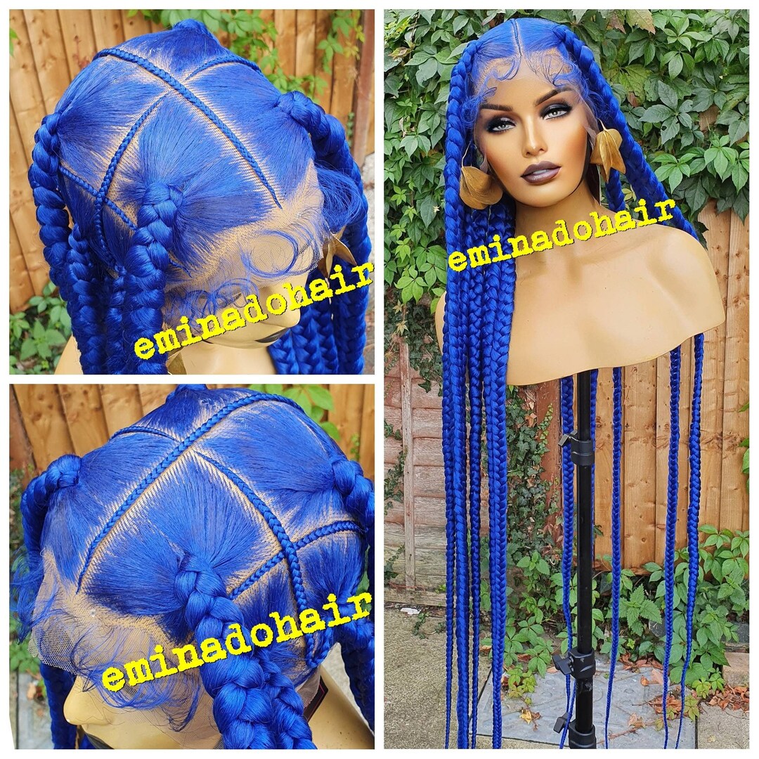 Knotless Braid Wig for Black Women Gift for Women Full Lace Front Wig Cornrow Wigs Dreadlock