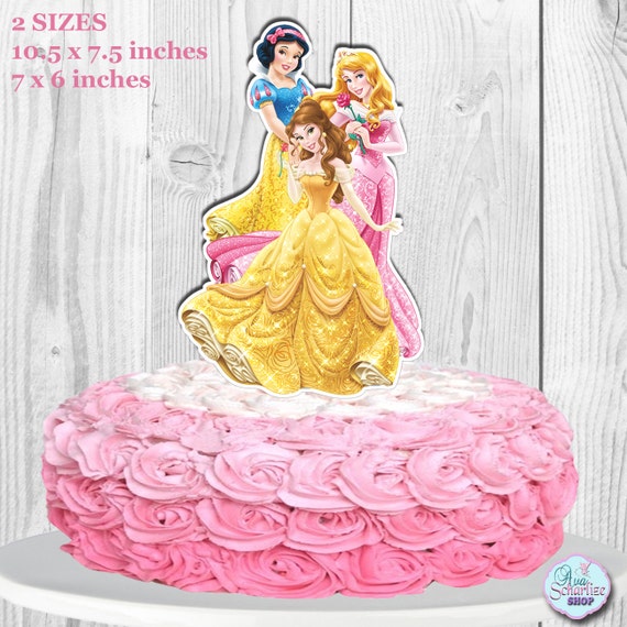 Disney Princess Cake Topper Disney Princess Centerpiece Etsy
