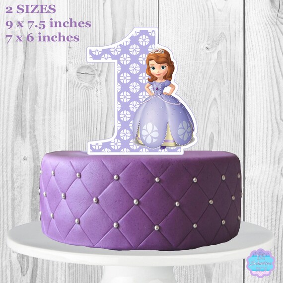 Sofia The First Cake Topper Centerpiece Printable Etsy