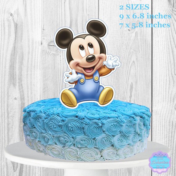 Bebe Mickey Mouse De Gateau Piece Maitresse Imprimable Vous Etsy Bebe Mickey Mouse De Gateau Piece Maitresse Imprimable Vous Etsy