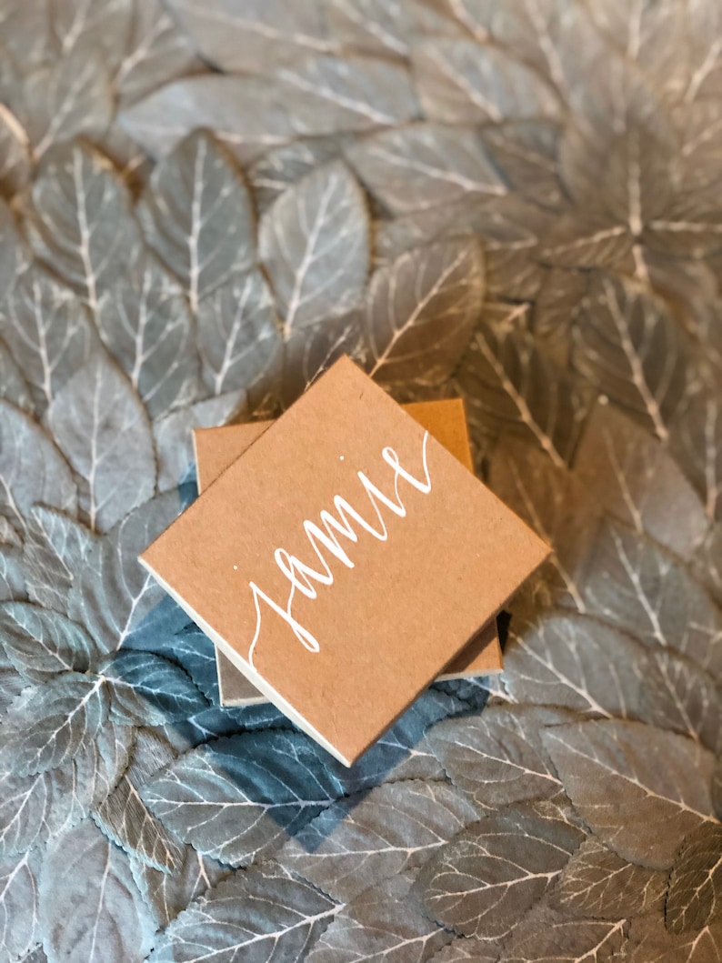 Small Personalized Gift Box Custom Brown Kraft Jewelry Gift Etsy