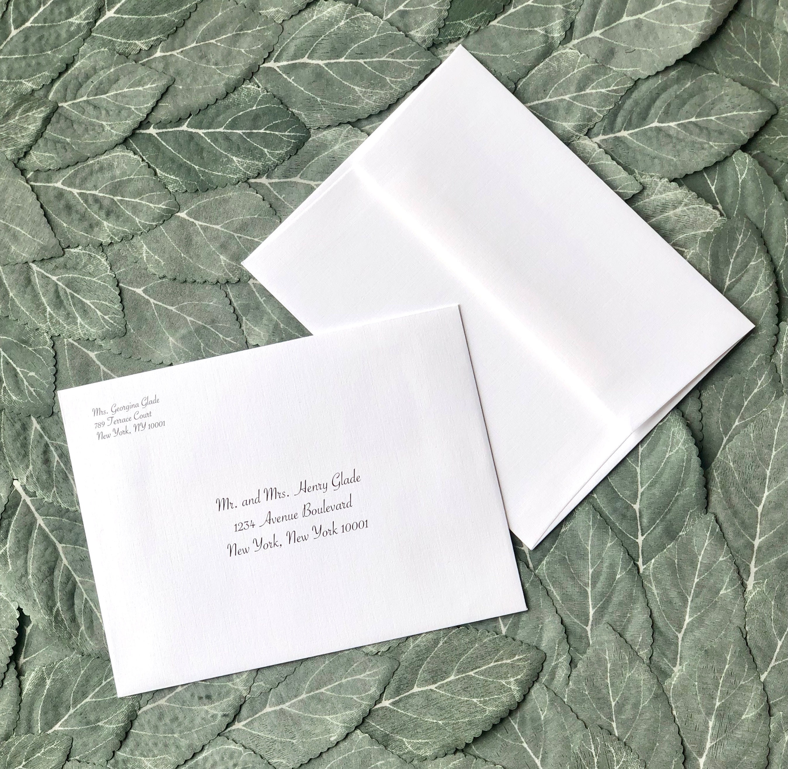 Custom Printed Envelopes for Save the Date Cards or Etsy