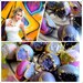 Gorgeous Graffiti Art and Geode Inspired Chocolate Fudge Truffles! Oil slick style, dark rainbow, delicious chocolate gifts 