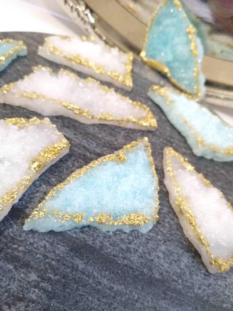 Edible Crystals edible geode druzy cake decor sugar cubes Etsy