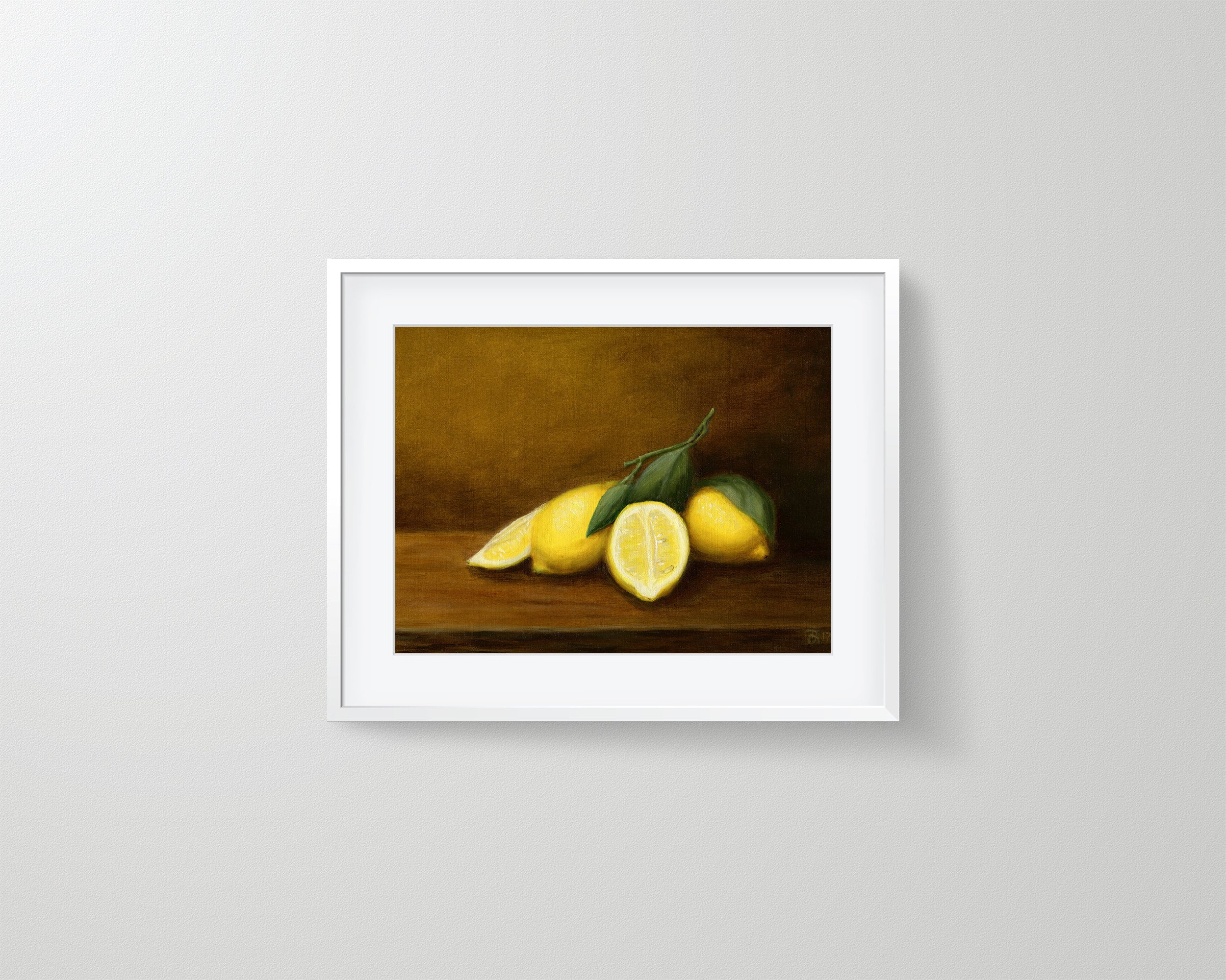 Lemons Still-life Fine Art Giclee Print. Oil Still-life - Etsy
