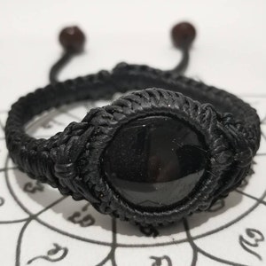 Black Leklai Nampee Bracelet Temple Bangles Protect Magic Money Holy Power Blessed Buddha Amulet Charm Perfect Thai Talismans