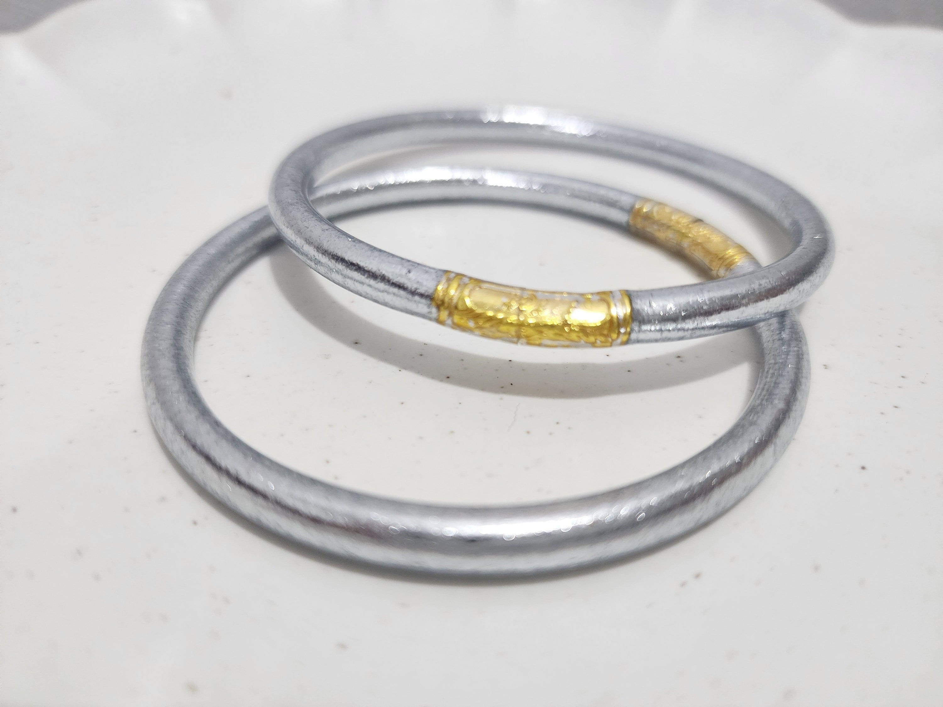 Original Thai Bracelet Gold Silver Leaf Temple Bangles Bring Love Happiness Wealth Blessed Buddha Amulet Perfect Charm Lover Gift for Her