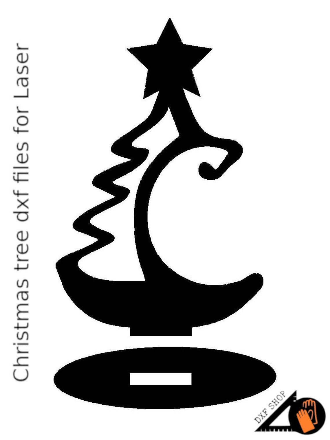 Christmas tree dxf files for Laser Cnc machine Etsy
