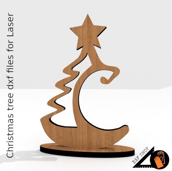Christmas Tree Dxf Files For Laser Cnc Machine Etsy