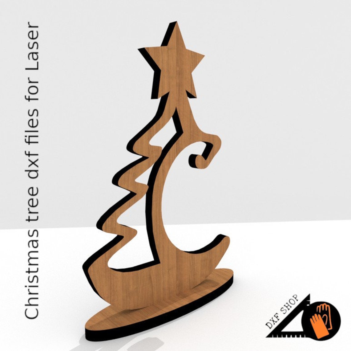 Christmas tree dxf files for Laser Cnc machine Etsy