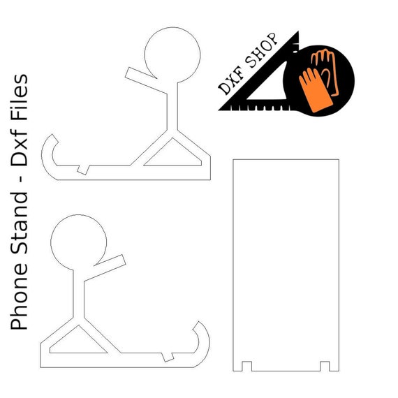 Bearer Phone Stand Cnc Design Dxf File Etsy