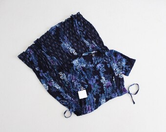 floral gauze dress | blue floral maxi dress | dark floral dress