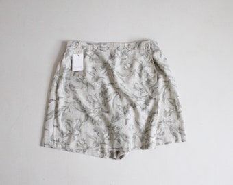 muted floral skort | plus sized skort | floral short skort