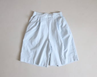 baby blue shorts | vintage 1980's shorts | high waisted shorts