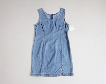 Jeans-Trägerkleid | Jeanspullover Kleid | blaues Jeanskleid