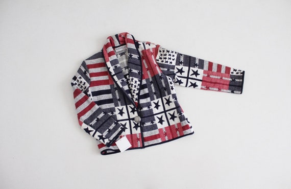 stars and stripes jacket | red, white, and blue j… - image 1