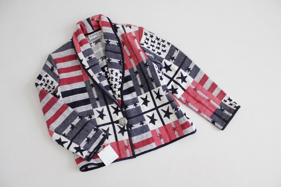 stars and stripes jacket | red, white, and blue j… - image 2