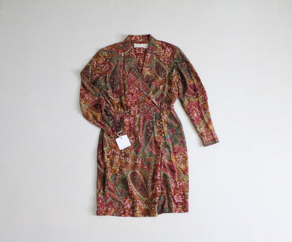 silk floral dress | autumn floral dress | collared