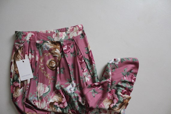 pink floral skirt | shabby rose skirt | cottage r… - image 2