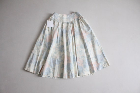 muted floral skirt | floral circle skirt | yoke w… - image 5