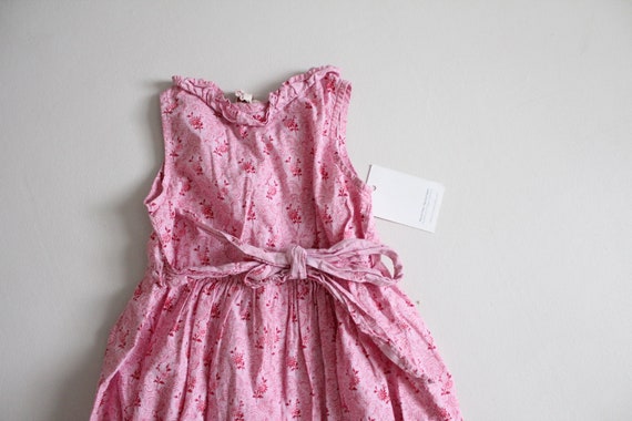 pink & red floral dress | girls 3T dress | pink g… - image 4