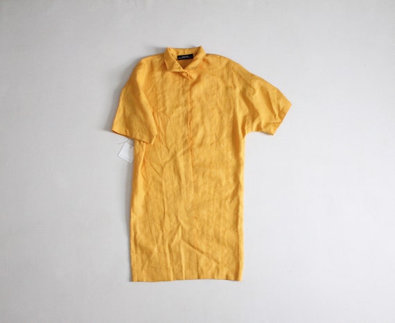 mustard yellow dress | tapered dress | bright yell