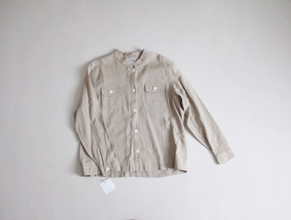 beige linen jacket | solid beige jacket | beige li