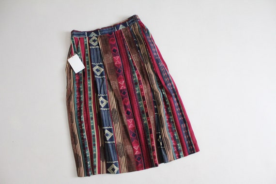 southwestern midi skirt | ethnic print skirt | 90… - image 2