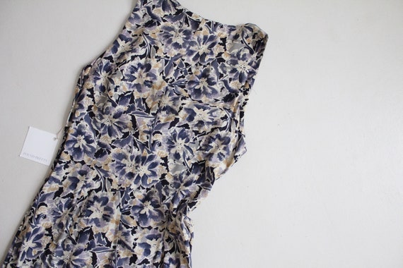 blue floral dress | 1990's floral dress | floral … - image 5