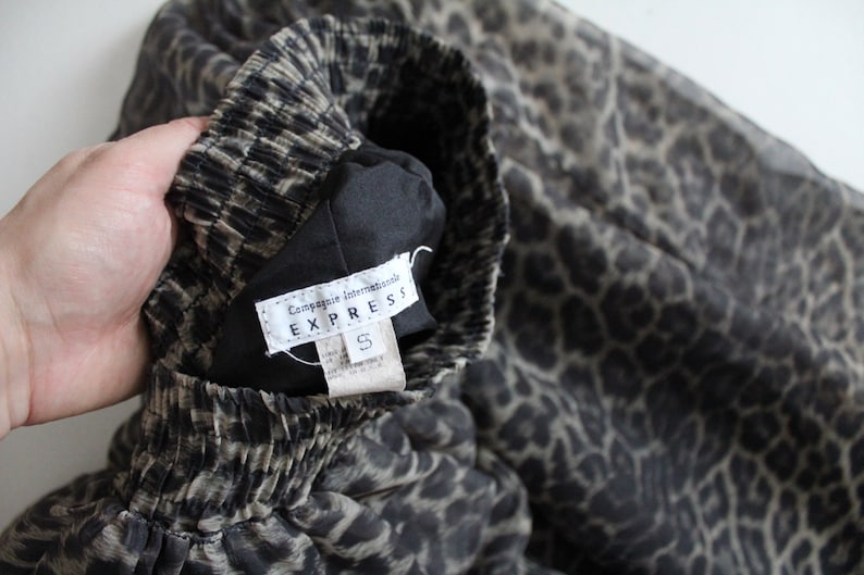 cheetah print skirt sheer animal print skirt full leopard skirt
