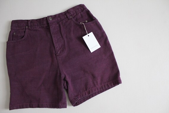 Purple Denim Short Dark Purple Shorts 