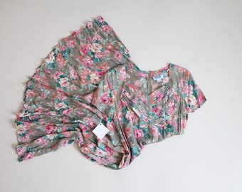 floral maxi dress | vintage 1990's dress | long floral dress