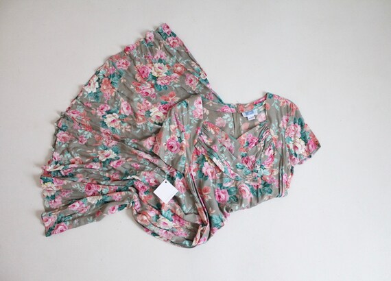 floral maxi dress | vintage 1990's dress | long floral dress
