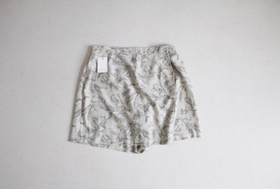 muted floral skort | plus sized skort | floral short skort