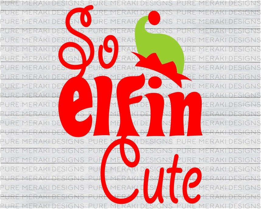 Also Elfin niedlich SVG Elf SVG Winter SVG Kinder Svg Baby ...