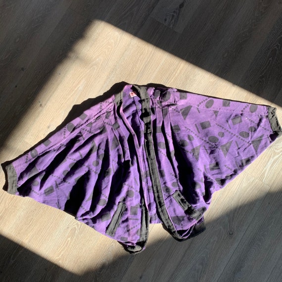 Vintage Nepalese Geometric Shapes Cotton Cocoon Sh