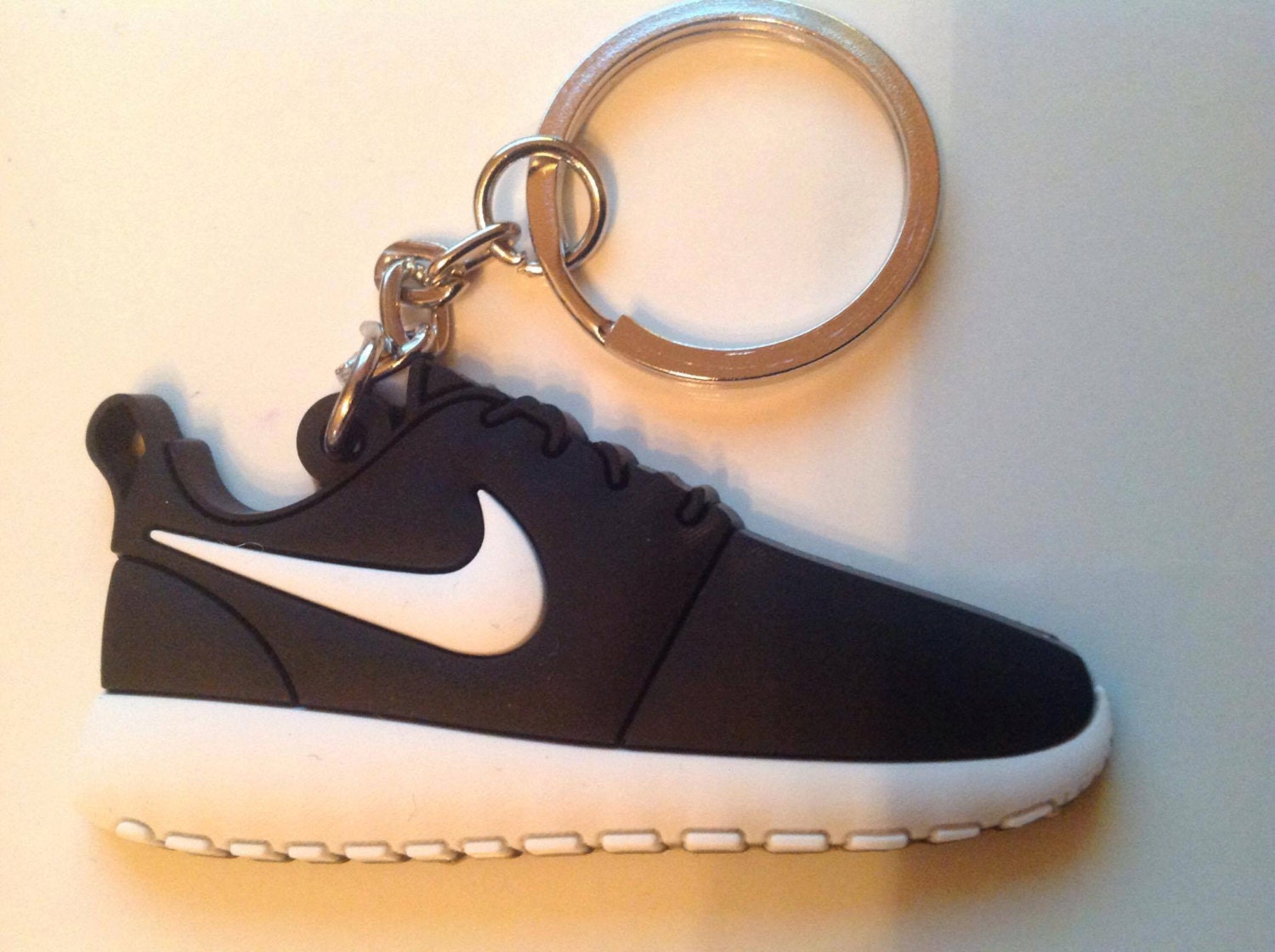 Nike Roshe Run Keyring Keychain Black Black Etsy