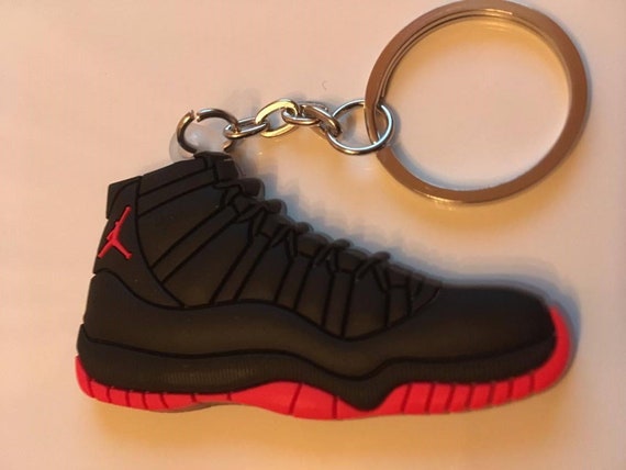 Jordan Schlusselanhanger 11 XI Bred Black Keychain