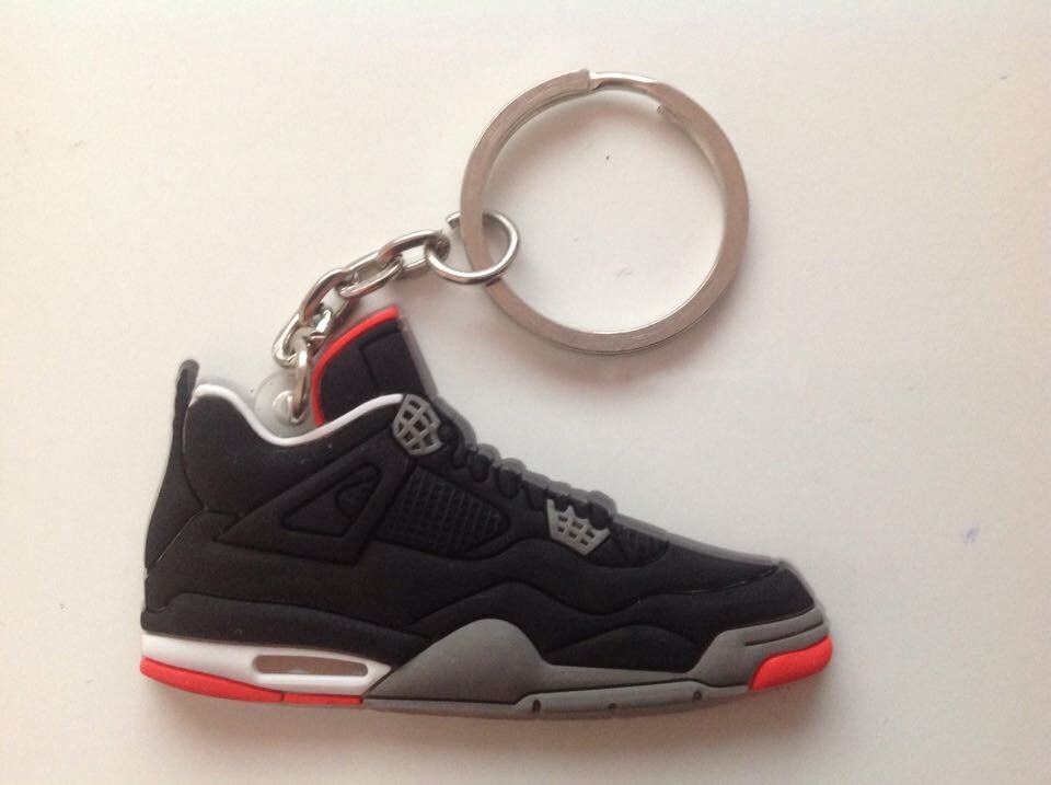 Jordan 4 bred keychain outlet