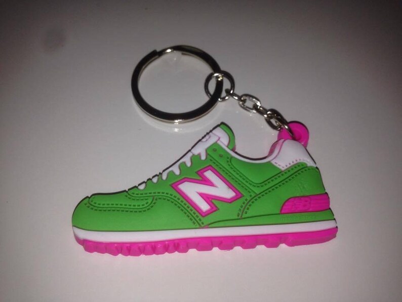 new balance pink green