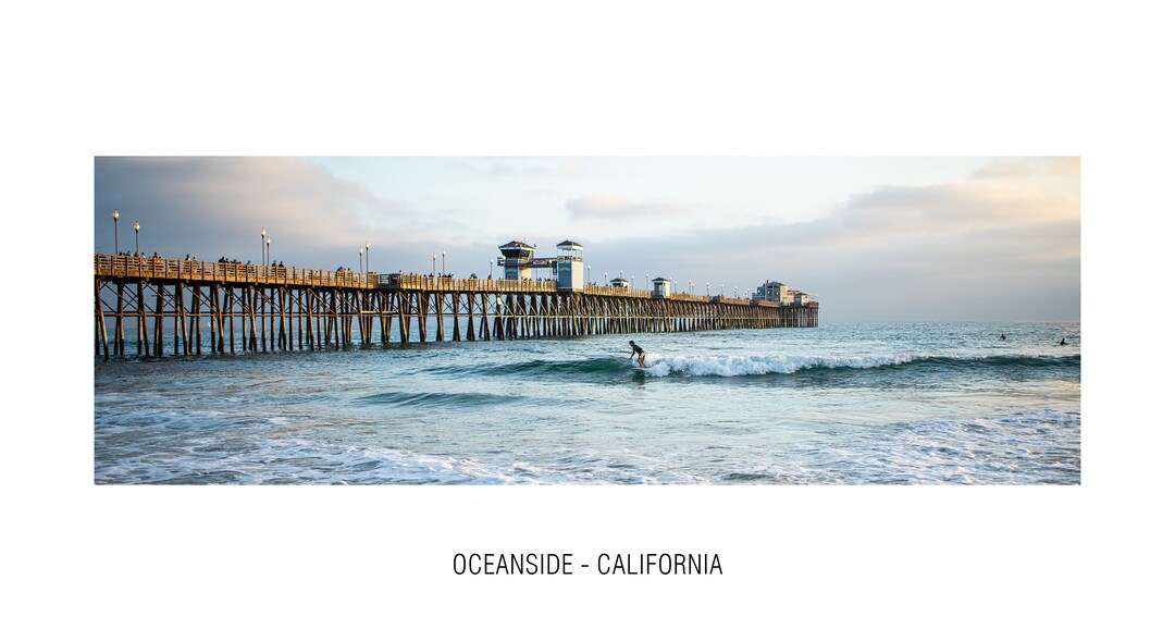 Postcard Oceanside California pack of 4 Etsy