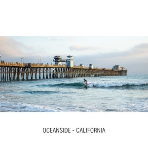 Postal - Oceanside, California (Paquete de 4)