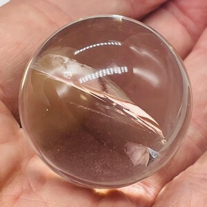 Quarzo 78g (3oz) Sfera di cristallo / 39 mm (1,5") / Trasparente / 1 esemplare da esposizione /