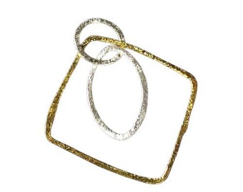 Design Brushed Silver & Vermeil Component Piece 10294