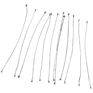 12 Handmade Sterling Silver 24 Gauge Double Headed 2" Headpins Jewelry Supplies