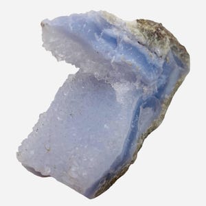 Calcedonio 2191g Naturale / 4 1/4x2 1/2x1 1/4" / Blu Bianco Grigio / 1 Esemplare