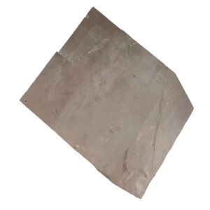Calcite ottica Spato d'Islanda 25g Prisma rettangolare / 22x20x19mm / Rosa trasparente /