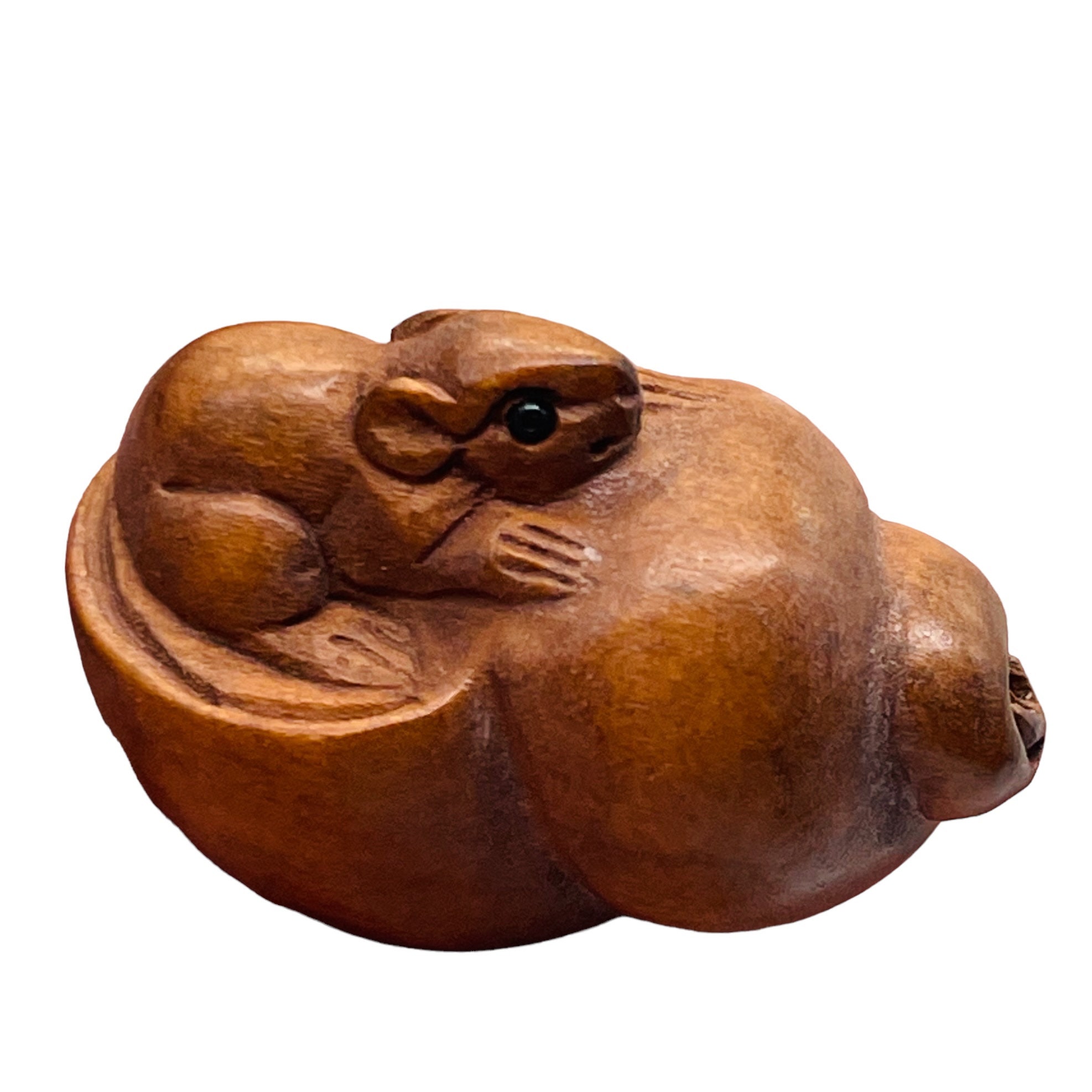 Wood Mouse Netsuke - Etsy