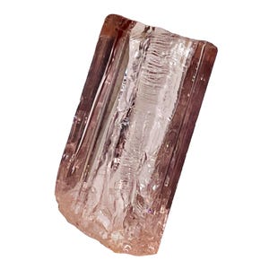 Topazio Cristallo 24ct Esemplare da collezione / Rosa / 24x12x7mm /