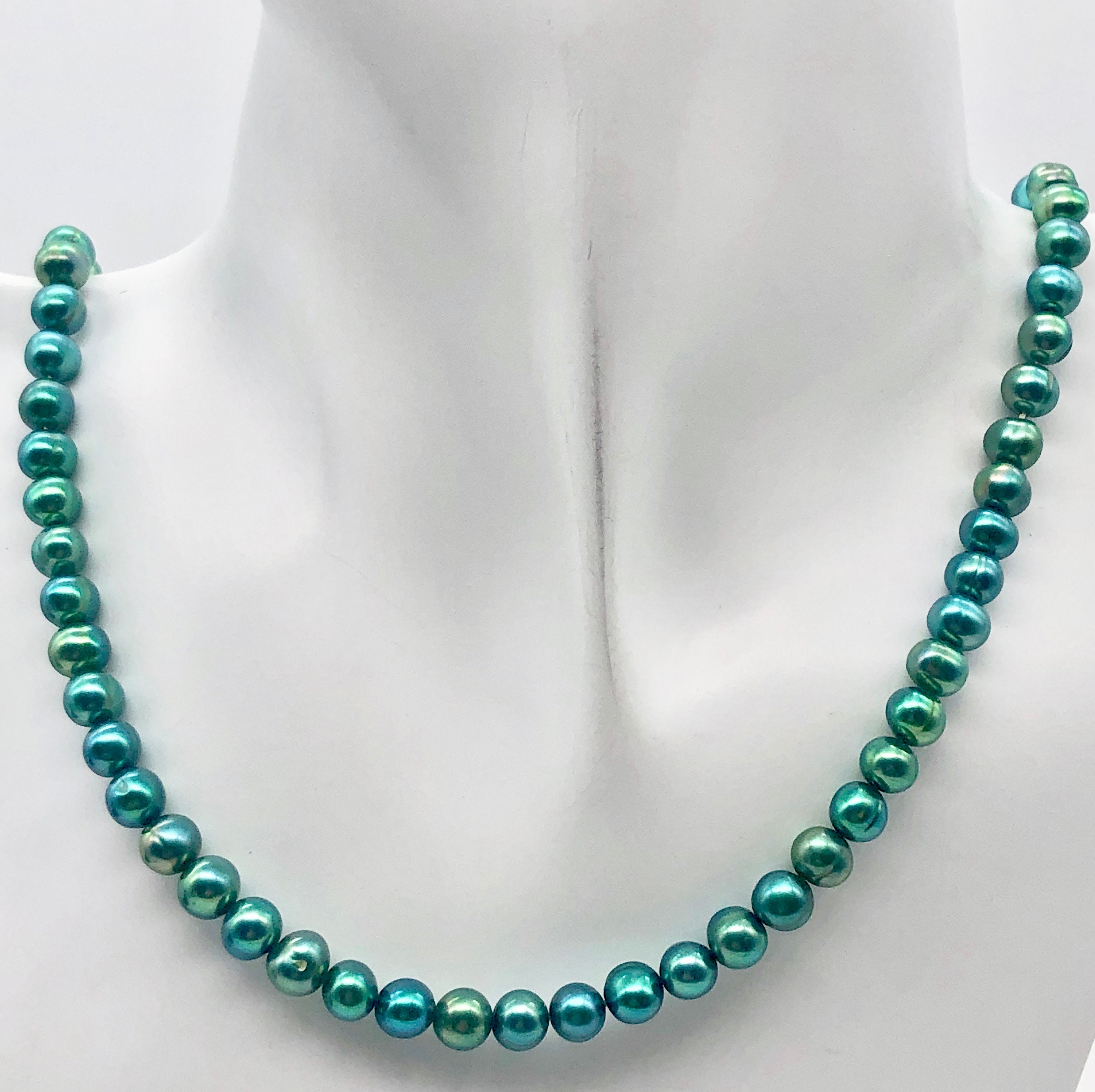 20 Emerald Green 6mm Freshwater Pearls for Jewelry Making Etsy